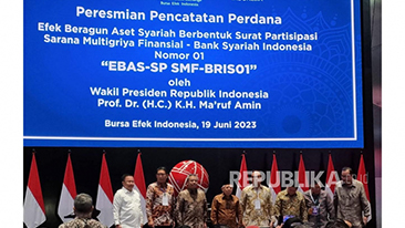 Pencatatan Efek Beragun Aset Syariah (EBAS) Pertama di Indonesia Guna Mendorong Inklusi Pasar Keuangan dan Pasar Modal