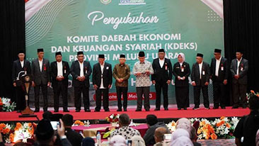 Peresmian Komite Daerah Ekonomi dan Keuangan Syariah (KDEKS)  Guna Perkuat Pengembangan Ekonomi Syariah di Maluku Utara